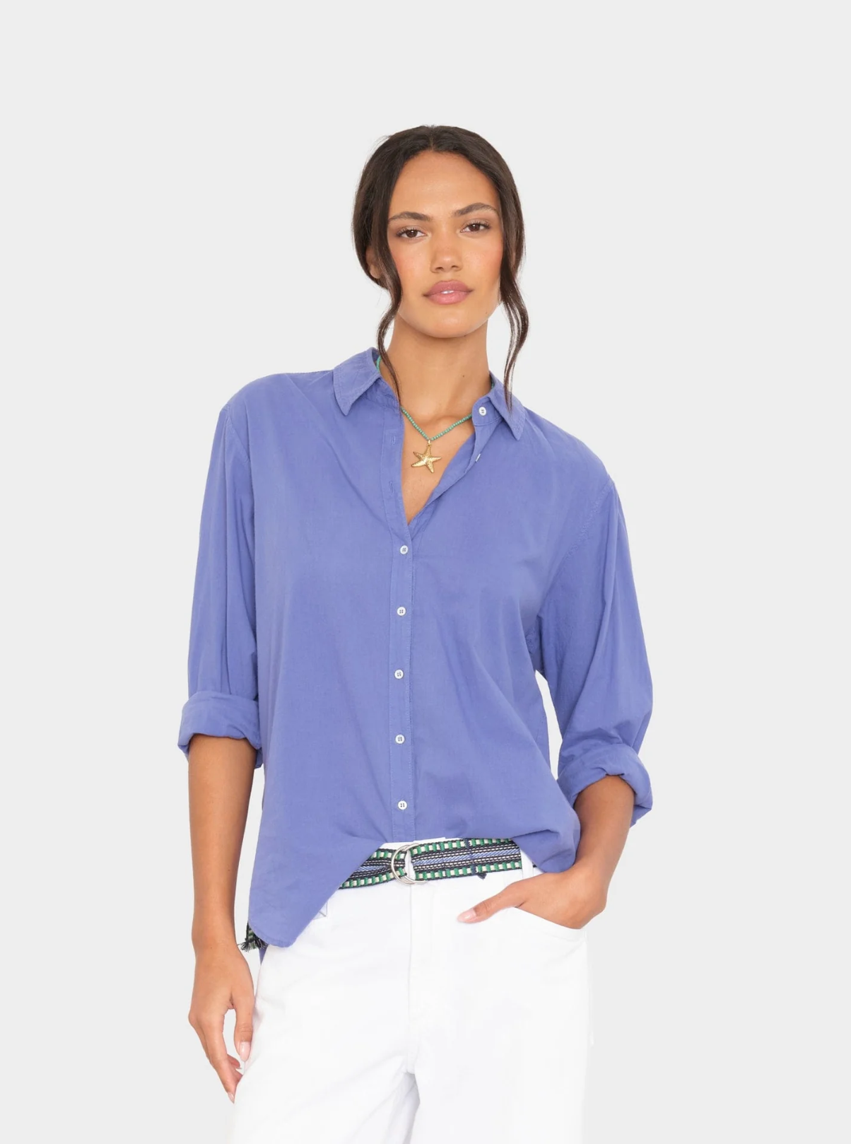 Beau Shirt Star Blue Bluser